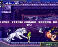 PSP《惡魔城：月下夜想曲》必殺技全解析，掌握這些技能，秒殺一切敵人！