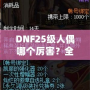 DNF25級人偶哪個厲害？全方位解析最強人偶選擇！