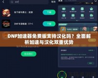 DNF加速器免費版支持漢化嗎？全面解析加速與漢化雙重優(yōu)勢