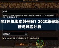 暗黑3掛機腳本封號嗎？2020年最新解答與風險分析