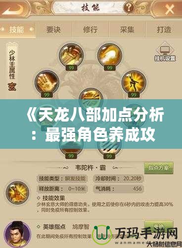 《天龍八部加點分析：最強角色養(yǎng)成攻略》