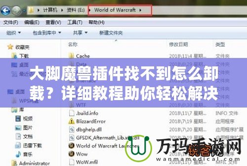 大腳魔獸插件找不到怎么卸載？詳細(xì)教程助你輕松解決！