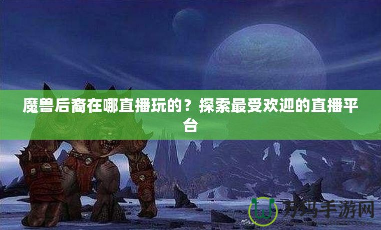 魔獸后裔在哪直播玩的？探索最受歡迎的直播平臺(tái)