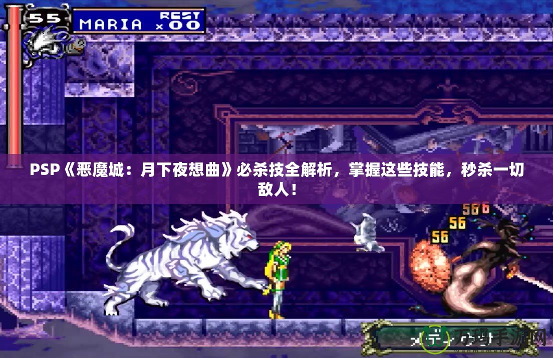 PSP《惡魔城：月下夜想曲》必殺技全解析，掌握這些技能，秒殺一切敵人！