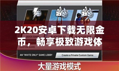 2K20安卓下載無(wú)限金幣，暢享極致游戲體驗(yàn)