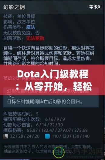 Dota入門級(jí)教程：從零開始，輕松上手